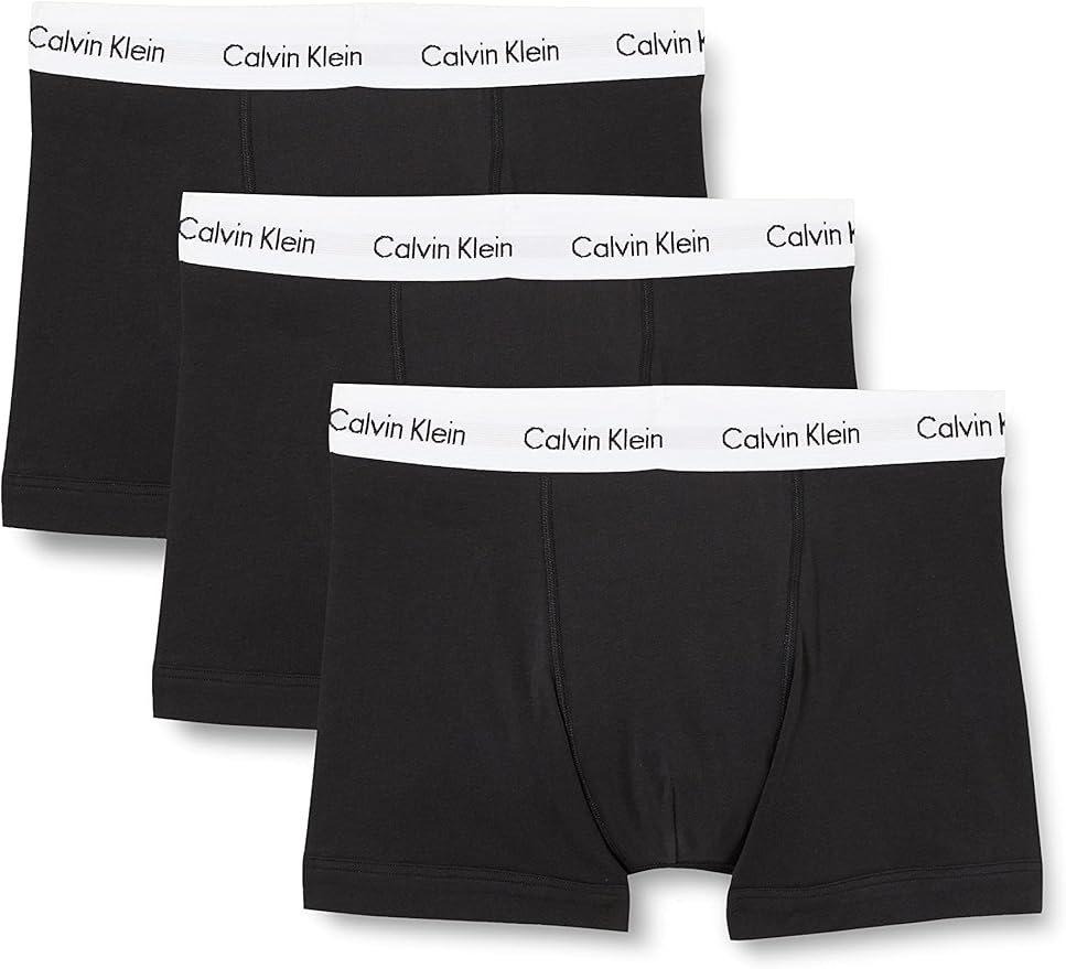 Calvin Klein Herren 3er Pack Boxershorts Trunks Unterwäsche