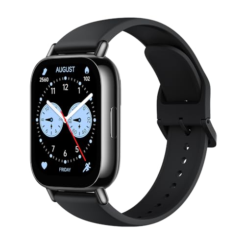 Redmi Watch 5 Lite Smartwatch, 1.96" AMOLED Display, 18 Tage Akku, 150+ Sportmodi, integriertes GPS, Herzfrequenz- und SPO₂-Tracking, 5ATM Wasserdicht, Always-On-Display, Bluetooth-Anrufe, Schwarz